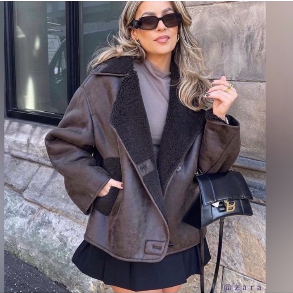 Zara double faced jacket